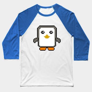 Pixel Zoo Penguin Baseball T-Shirt